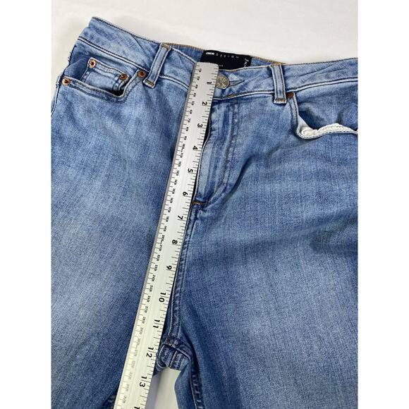 ASOS Jeans Women's 28x36 Tall Blue Light Wash High Rise Flare Jeans - Picture 3 of 10